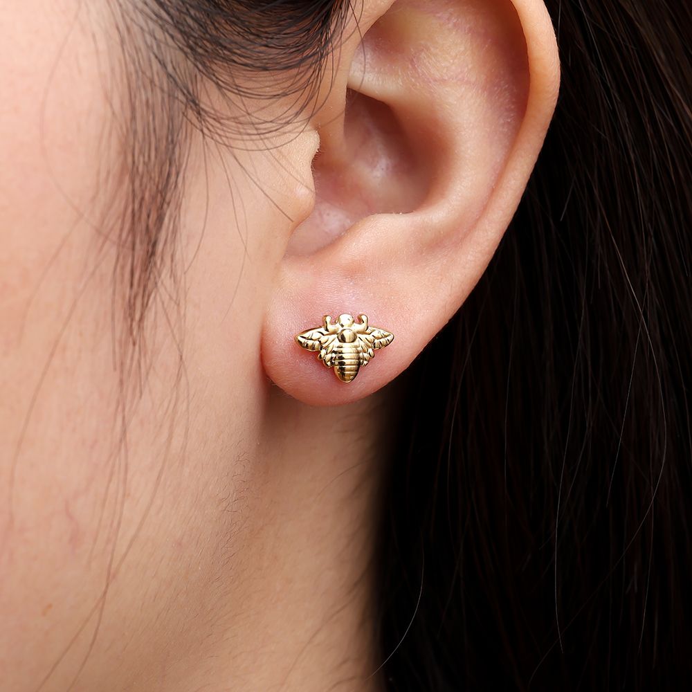 Little Bee Edelstahl Ohrstecker