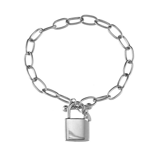 Lock T Clasp Edelstahl Armband