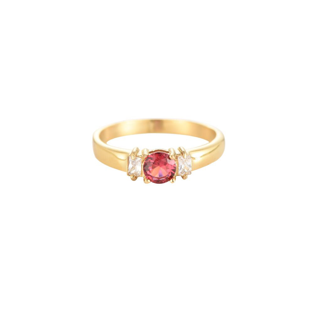 Dora Diamond Edelstahl Ring