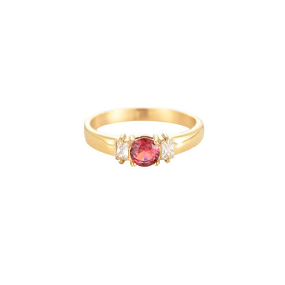 Dora Diamond Edelstahl Ring