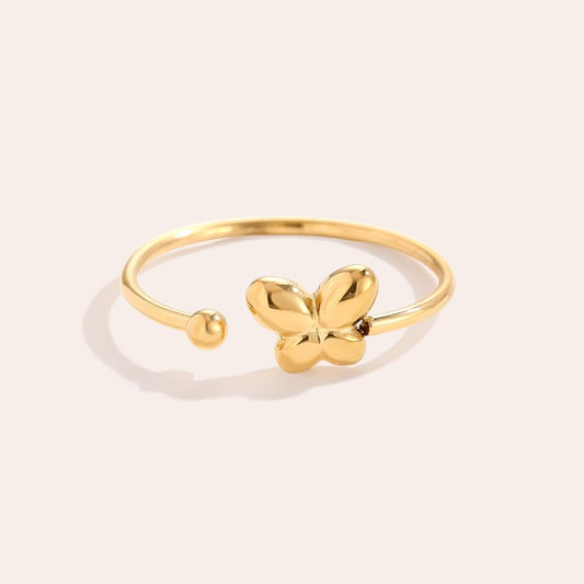 Little Butterfly Edelstahl Ring