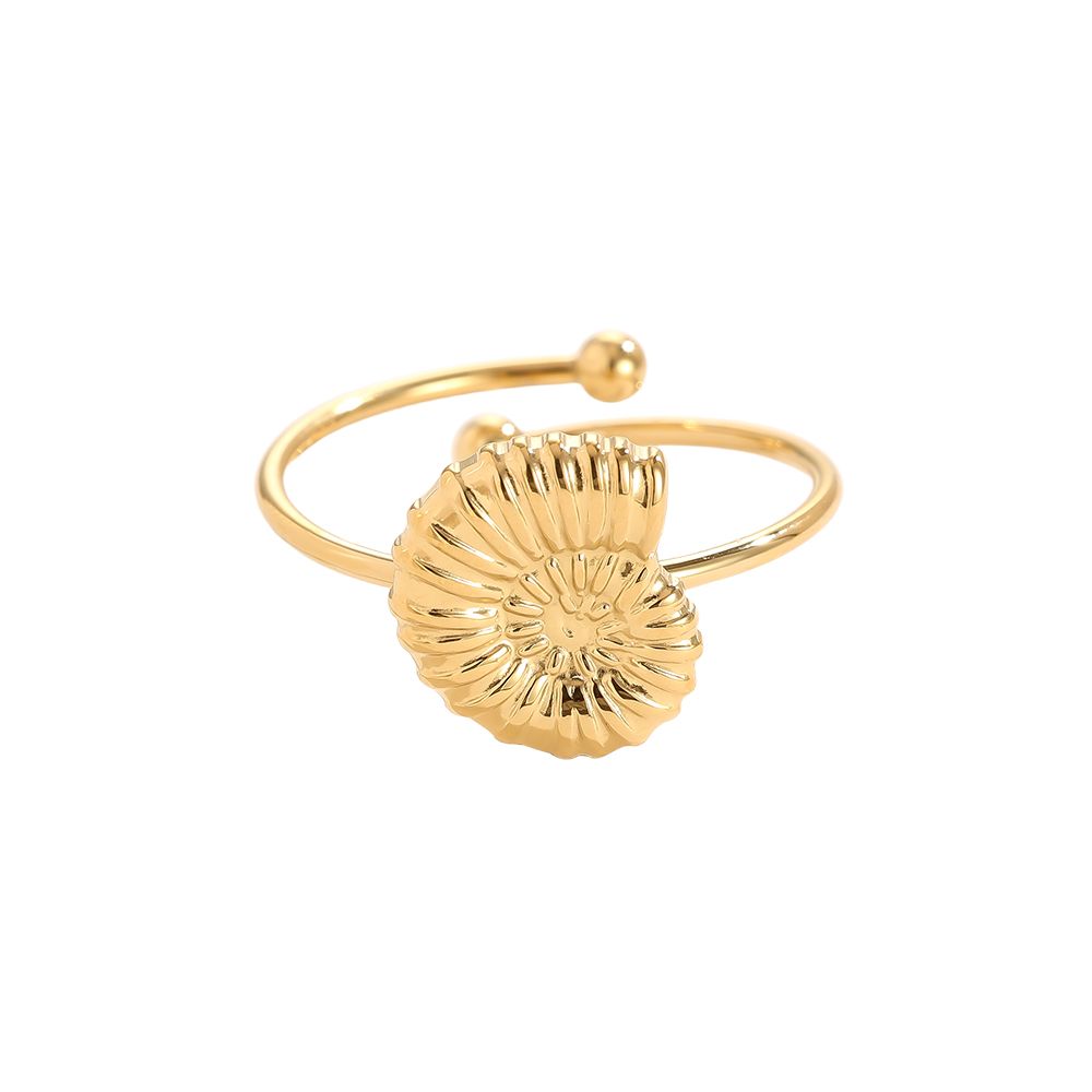 Right Conch Edelstahl Ring