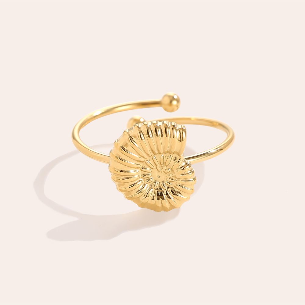 Right Conch Edelstahl Ring