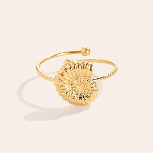 Right Conch Edelstahl Ring