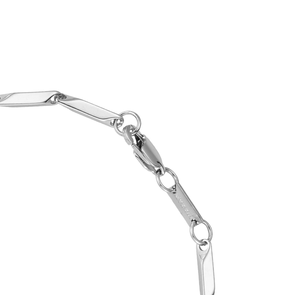 Zigzag Chain Edelstahl Armband