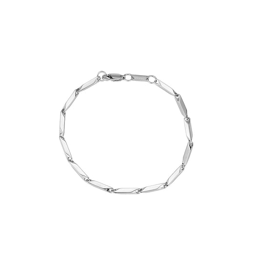 Zigzag Chain Edelstahl Armband