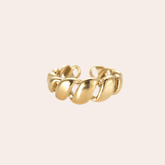 Allura Twist Edelstahl Ring