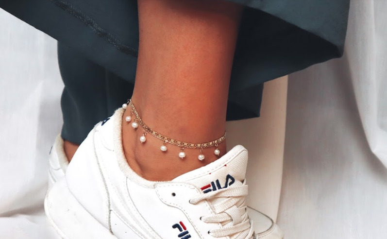 Alexandria Edelstahl Fußkette
